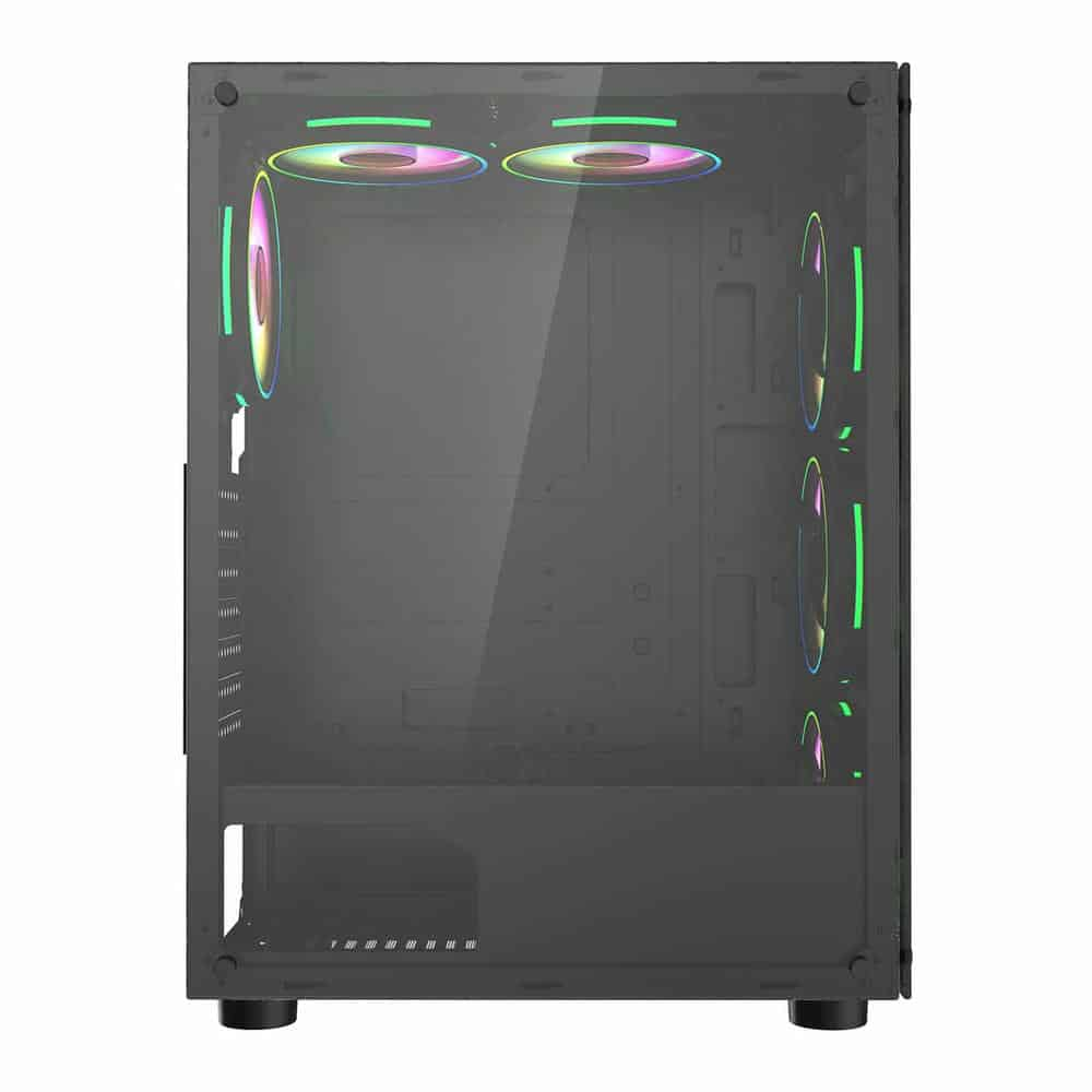 (image for) CiT Mirage F6 Black Tempered Glass ATX Gaming Case